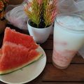 Cooksnap dari lina NH untuk resep Es Semangka Susu