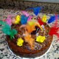 El cooksnap de sonia ponce cuando hizo Bizcocho de galletas con chocolate en polvo.