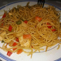 El cooksnap de Estela Perea Gutierrez cuando hizo Fideos chinos con soja, curry y verduras.