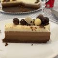 El cooksnap de Andrea yo misma cuando hizo Tarta tres chocolates 🤎.