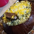 Chef Mommy Nessa's cooksnap of when they made Cheesy Spinach Dip in a Pumpernickel Bread Bowl.