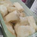 Cooksnap cherita lensa semasa beliau membuat Ubi Kayu Rebus Cicah Sambal Tumis Bilis.