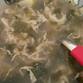 El cooksnap de Gabriela Aguirre cuando hizo Sopa de Algas.