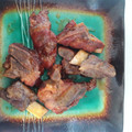 El cooksnap de alejandro cuando hizo Chuletas de cerdo ahumadas a la naranja.