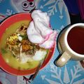 Cooksnap dari azizaah nurul untuk resep Bubur Ayam Kuah Kuning (Nasi Sisa)