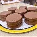 El cooksnap de Natalia Balboa cuando hizo Alfajores de chocolate con aceite.