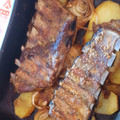 El cooksnap de Priscila cuando hizo Costilla con patatas al horno.