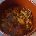 El cooksnap de Paky cuando hizo Estofado de pollo con alcachofas.