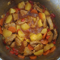 El cooksnap de Conchi Fernandez cuando hizo Estofado de solomillo de cerdo con patatas.