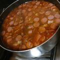 El cooksnap de Ayline Licon cuando hizo Lentejas charras.