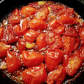 El cooksnap de MeMe Arteaga cuando hizo Tomates cherry confitados.