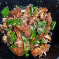 รูป Cooksnap ของ Amp เมื่อเขาทำ ลาบไก่ทอด