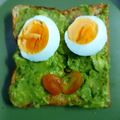 รูป Cooksnap ของ 👩‍🍳 Nengenjoyeatting เมื่อเขาทำ Avocado 🥑 Chickpea Butter Toast ขนมปังเนยถั่วลูกไก่อะโวคาโด🍯