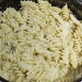 El cooksnap de Vero Gutierrez Esp cuando hizo Fusilli en crema poblana y pollo.