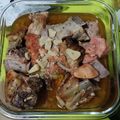 El cooksnap de B cuando hizo Costillas al ajillo en Crock Pot.