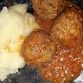 El cooksnap de Milagros Nievas cuando hizo Albóndigas con puré de papas cremoso.