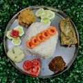 Sukla Sil's cooksnap of when they made নন ভেজ থালি(non veg thali recipe in Bengali).