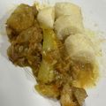 El cooksnap de Mape Yegüez cuando hizo Salteado de filet de merluza y Zucchini🐟🥒.
