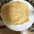 El cooksnap de angie cuando hizo Panqueques.