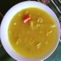 El cooksnap de Carmen Beviá cuando hizo Sopa de pollo muy curativa.