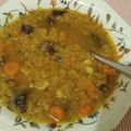 El cooksnap de Elena Villalba cuando hizo Curry de lentejas y coco.