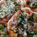 صورة من اولادي سعادتي ( ام آدم )، شاركها بعد تجربة وصفة بيتزا دجاج بطريقتي 😘😋✌️
