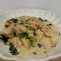 おいももり's cooksnap of when they made 簡単☆ほうれん草とチキンのクリーム煮.