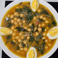 El cooksnap de Maria Garcia cuando hizo Potaje de garbanzos de bote con espinacas y huevo cocido.