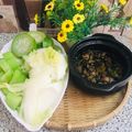 Cooksnap của Quỳnh Hương Hoa khi họ làm theo món Kho quẹt rau luộc và canh bí đỏ