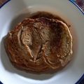 El cooksnap de Nana cuando hizo Panqueques de avena, chocolate con harina de todo uso,,,.