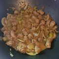 El cooksnap de cucatore cuando hizo Salchichas frescas con champiñones al curry.