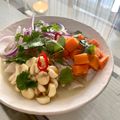 El cooksnap de Irene-Guirao cuando hizo Cebiche de corvina.