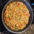 El cooksnap de juantxo cuando hizo Arroz salteado con verduras y jamón.