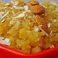 Lakshmi Sridharan Ph D's cooksnap of when they made அசோகா அல்வா.