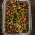 Uroosa Rahim Dokra's cooksnap of when they made Chana Chat.