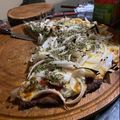 El cooksnap de Victoria Sahar cuando hizo Pizza de muzzarella con harina integral.