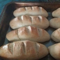 El cooksnap de Karina cuando hizo Pan Francés.