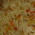 El cooksnap de Belén Coronel cuando hizo Arroz con salteado de verduras.