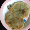 Reena Verbey's cooksnap of when they made Banana Malpua with kesariya Rabadi.