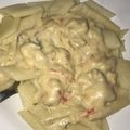 El cooksnap de Sasha Rodríguez cuando hizo Strogonoff de pollo.