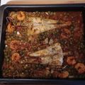 El cooksnap de boladeras cuando hizo Colas de rape al horno con guisantes.