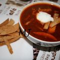 El cooksnap de Maggie cuando hizo Sopa de tortilla con chile guajillo.