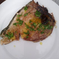 El cooksnap de Sandra Molina cuando hizo Atún a la plancha con ajo y perejil.