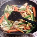 kaylene33's cooksnap of when they made Kickin´ Chicken Fajitas.