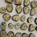 El cooksnap de clareta cuando hizo Sushi de aguacate y salmón.