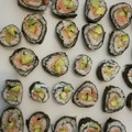 El cooksnap de clareta cuando hizo Sushi de aguacate y salmón.