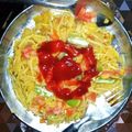 Puja Rakesh का कुकस्नैप जब उन्होंने वेज मैगी (Veg maggie recipe in hindi) बनाया था।