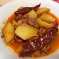 El cooksnap de Eva Nicolás Soler cuando hizo Patatas a la riojana.