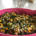 El cooksnap de Montserrat Andrade cuando hizo Ensalada de coliflor con vinagreta de hierbabuena y naranja.