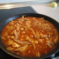 El cooksnap de Marisa Morales cuando hizo Callos veganos con garbanzos.